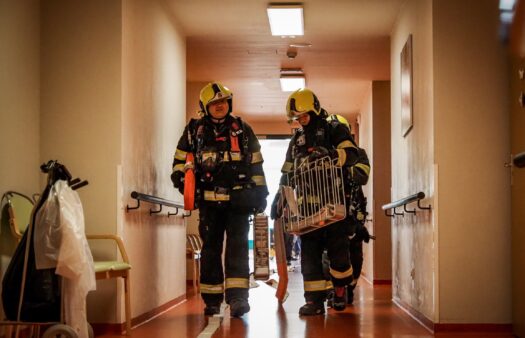 Hasiči procvičili zásah v SeniorCentru Slivenec